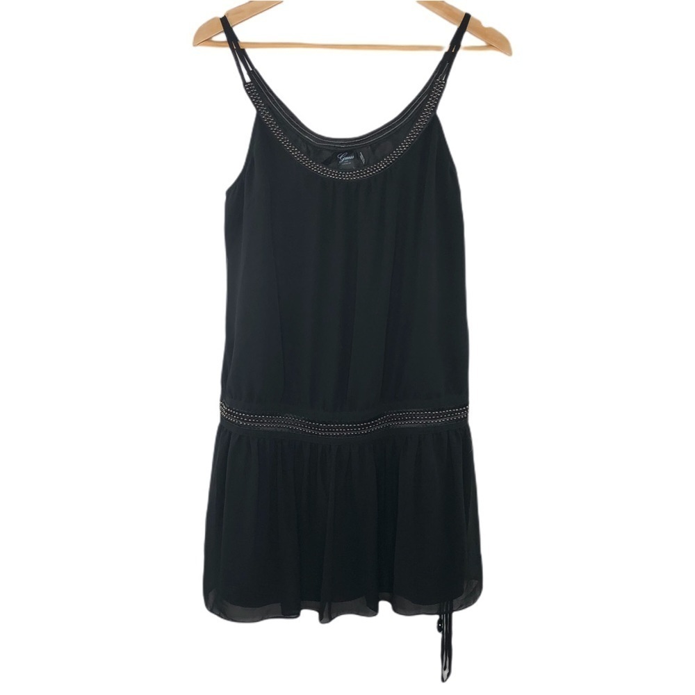 Guess metallic beaded tassel dress, 7